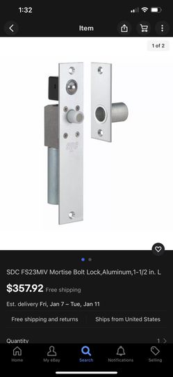 SDC FS23MIV bolt Lock