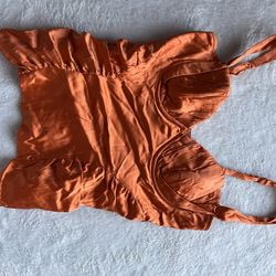 Orange Corset