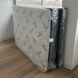 Queen Mattress And Box springs 