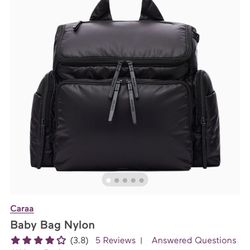 Caraa nylon diaper bag