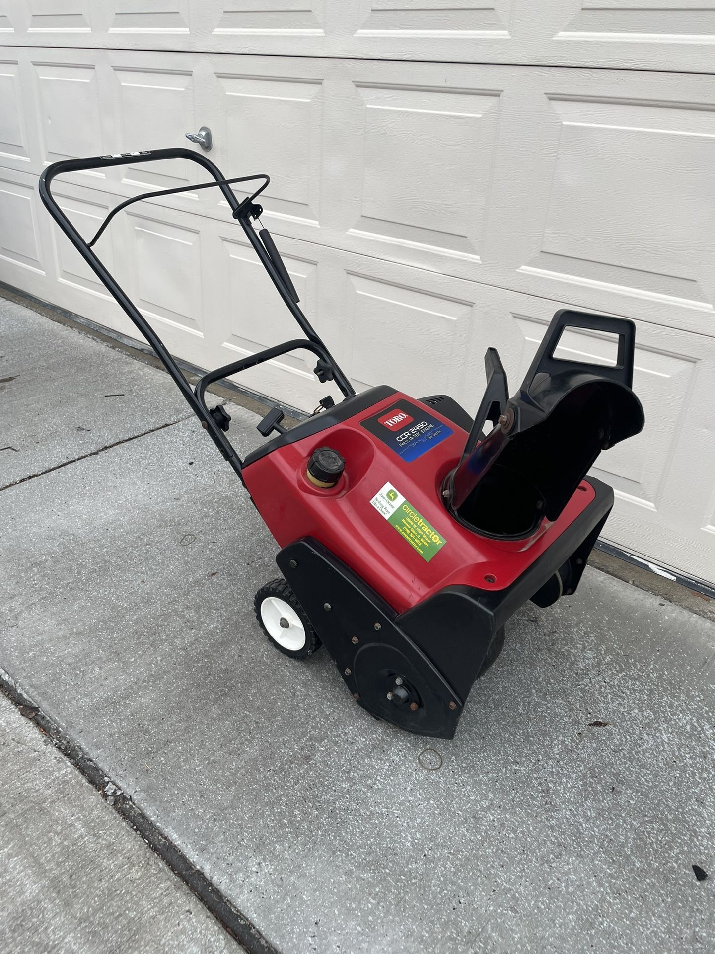 Good Gas Snowblower Toro CCR2450