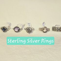 Sterling Silver Beautiful Rings