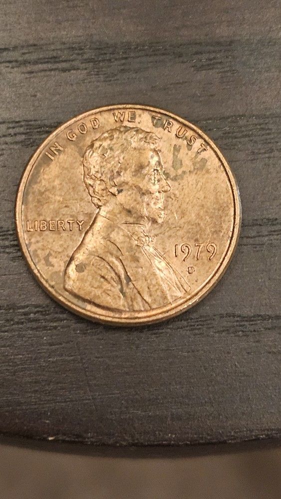 1979 D Penny One Cent Error