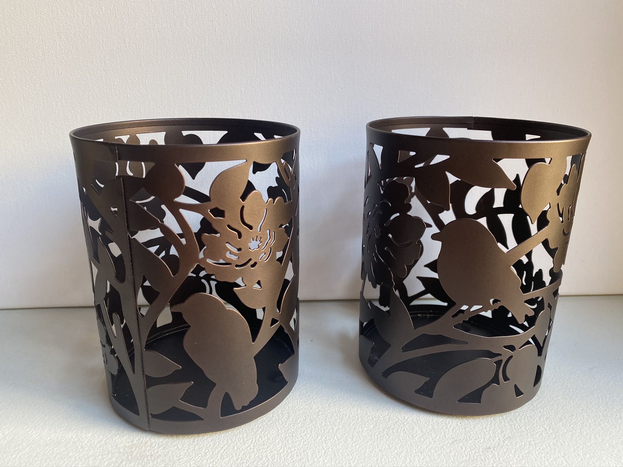 Metal Candle Holders Set Of 2