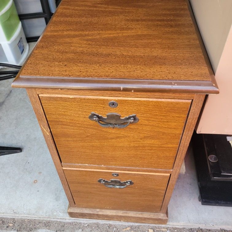 Solid wood File cabinet
