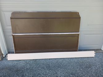 Vintage Oak Double/Full Bed Frame