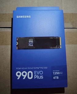 New Samsung SSD 990 EVO Plus 4TB, PCIe Gen 4x4 | 5x2 M.2 2280, Up to 7,250 MB/s