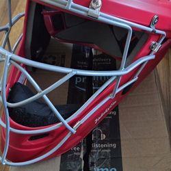 Catchers Helmet and Shin Guards