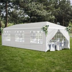 10 x 20 Pop Up Canopy Tent with Sidewalls 10x20