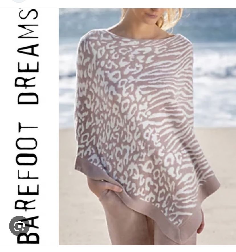 Barefoot Dreams, Ultralight, Ocean Breeze, Poncho NWT