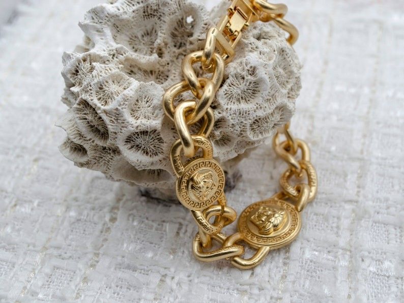 Vintage Versace Medusa Bracelet Unisex