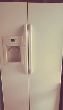 Ge beige refrigerator