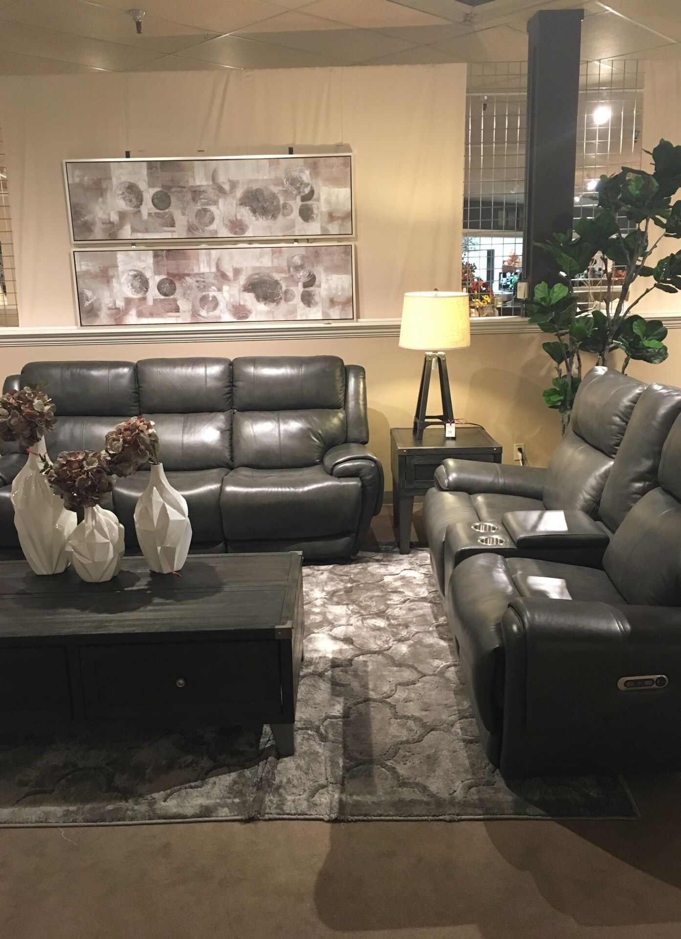 You got powered sofa and love seat