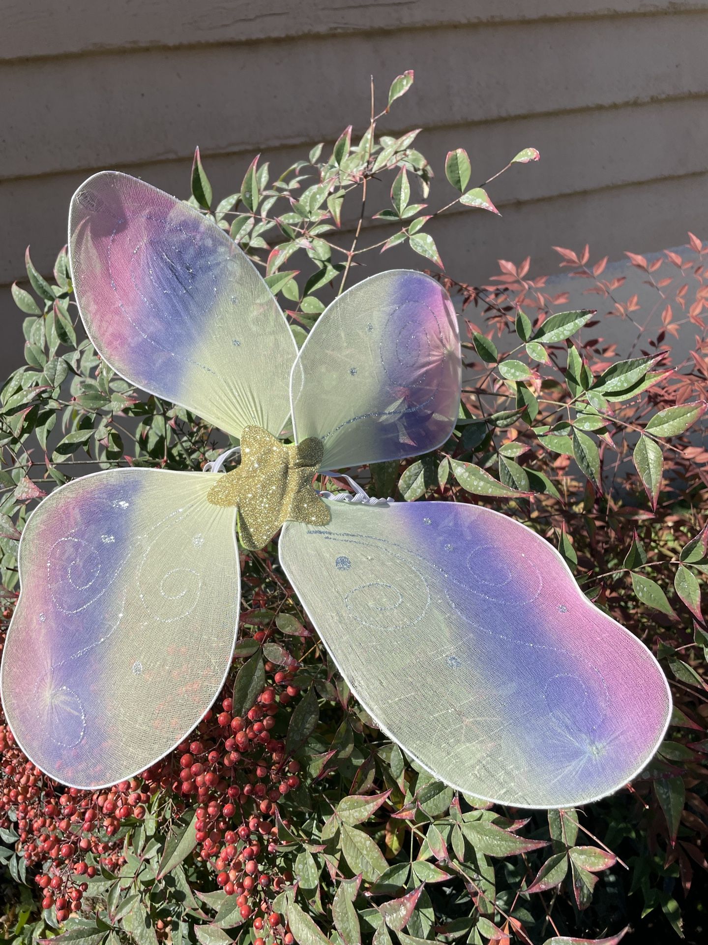Tinkerbell Fairy +$3 .Off Wings Purple, Pink, Yellow Dress Up Cosplay