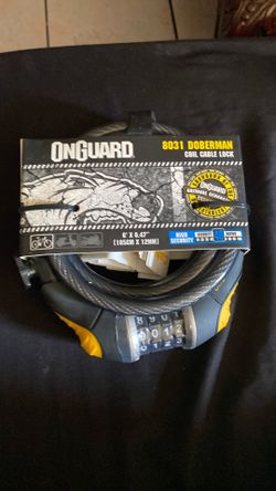 On guard coil cable lock for bike