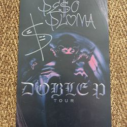 Peso Pluma Signed Poster