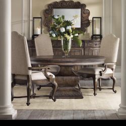 Hooker Furniture Rhapsody 72' Round Urn Table -Chairs are not included
