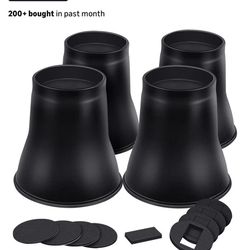 Free Used 6” Plastic Bed Risers (set of 4)