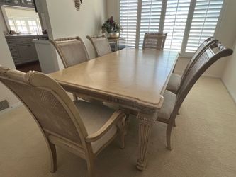 Formal dining table