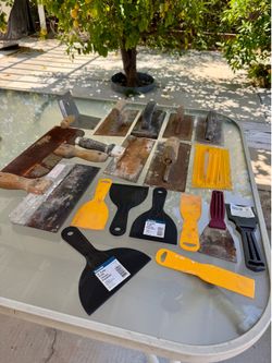 Cement / Dry Wall Float and Putty Knife Tools