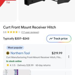 Front Tow Hitch Off Of A 2007 Gmc 3500