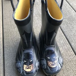 Boys Western Chief Batman Size 10 Rain boots 