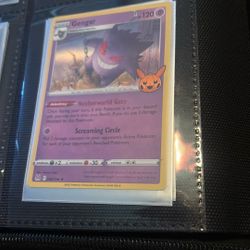 POKEMON GENGAR  CARD