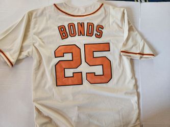 (New) Throwback Barry Bonds San Francisco Giants  Jersey Men Med