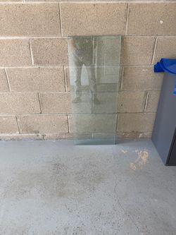 Custom-made 2 Glass Sheets. 35.5” x 15” x 1/8”. New. $30 Or Best Offer. Great bargain!