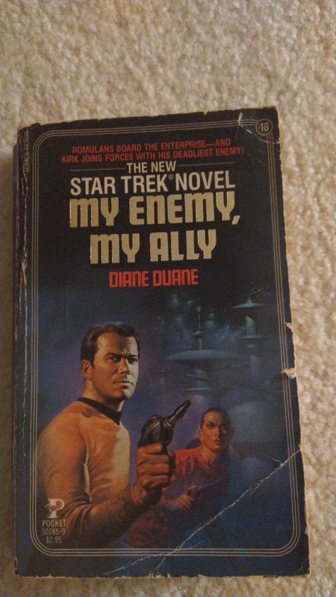 The new Star trek novel my enemy my Ally 18