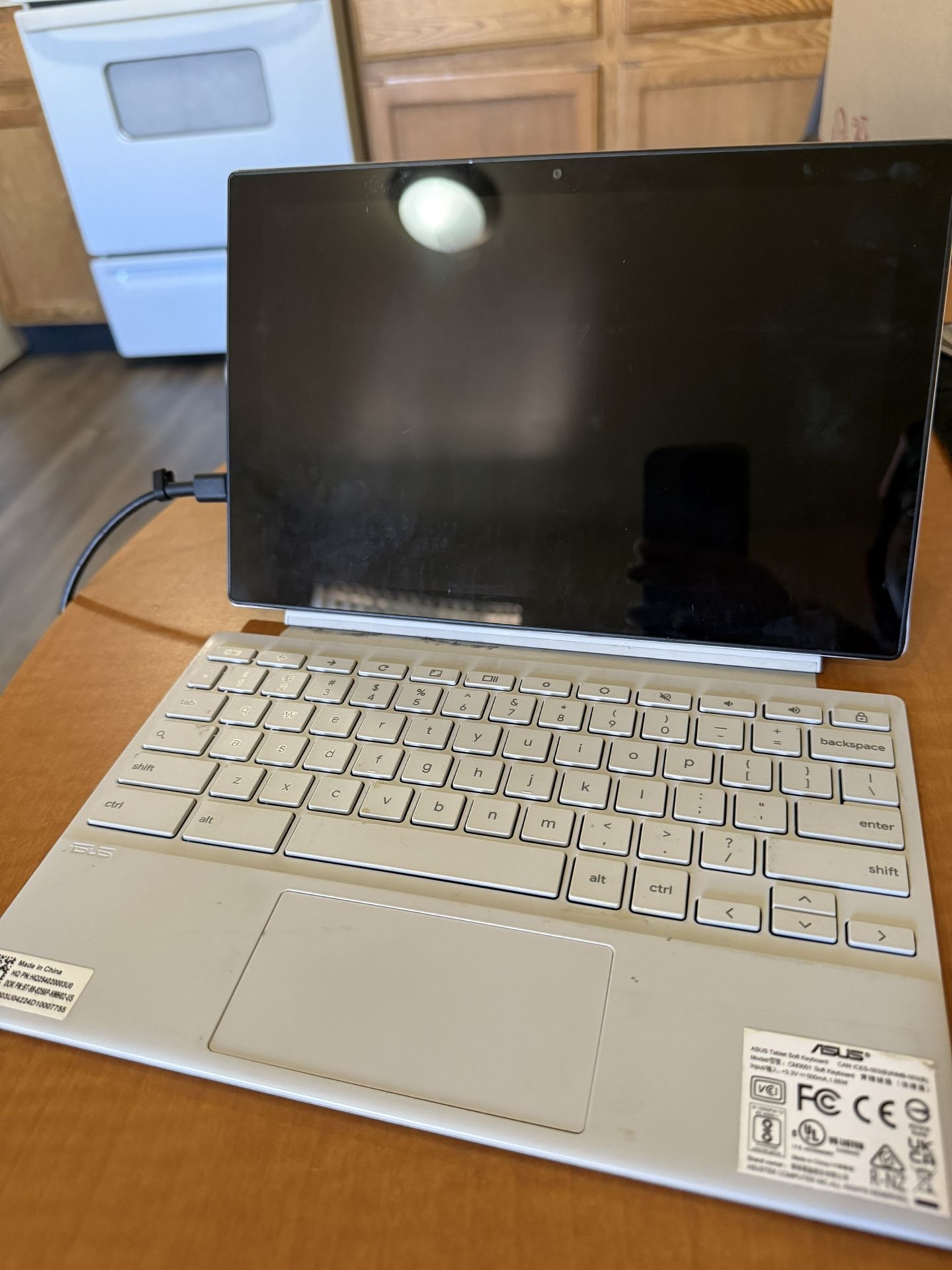 ASUS CM30 10.5” 2-in-1 Tablet Chromebook Laptop – $250