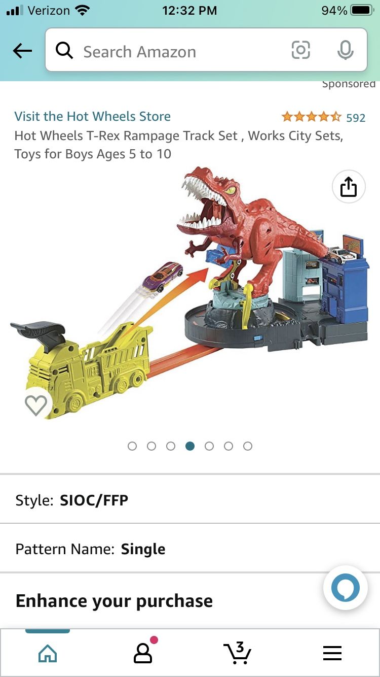 Hot Wheels - T-Rex Rampage, HOT WHEELS SETS