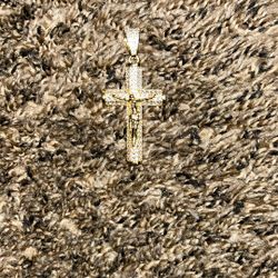 Cross Pendant Real Gold 