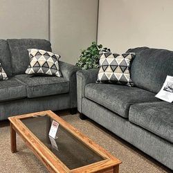 NEW 🦋$10 Down Payment Finance 🦋Abinger Living Room Set 🦋▪️# Sofa # Loveseat # Couch # Living Room Set Options Available