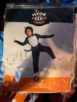 Hyde & EEK Kids' Alley Cat Halloween Costume Large