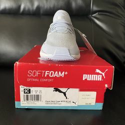 Puma Pacer Next Cage Sneakers Gray Girls Glitters Kids Shoes