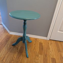Blue side table