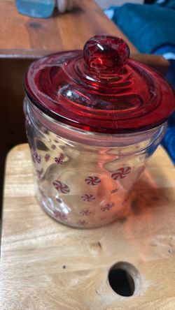 Glass cookie container