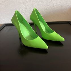 Lime Green Heels