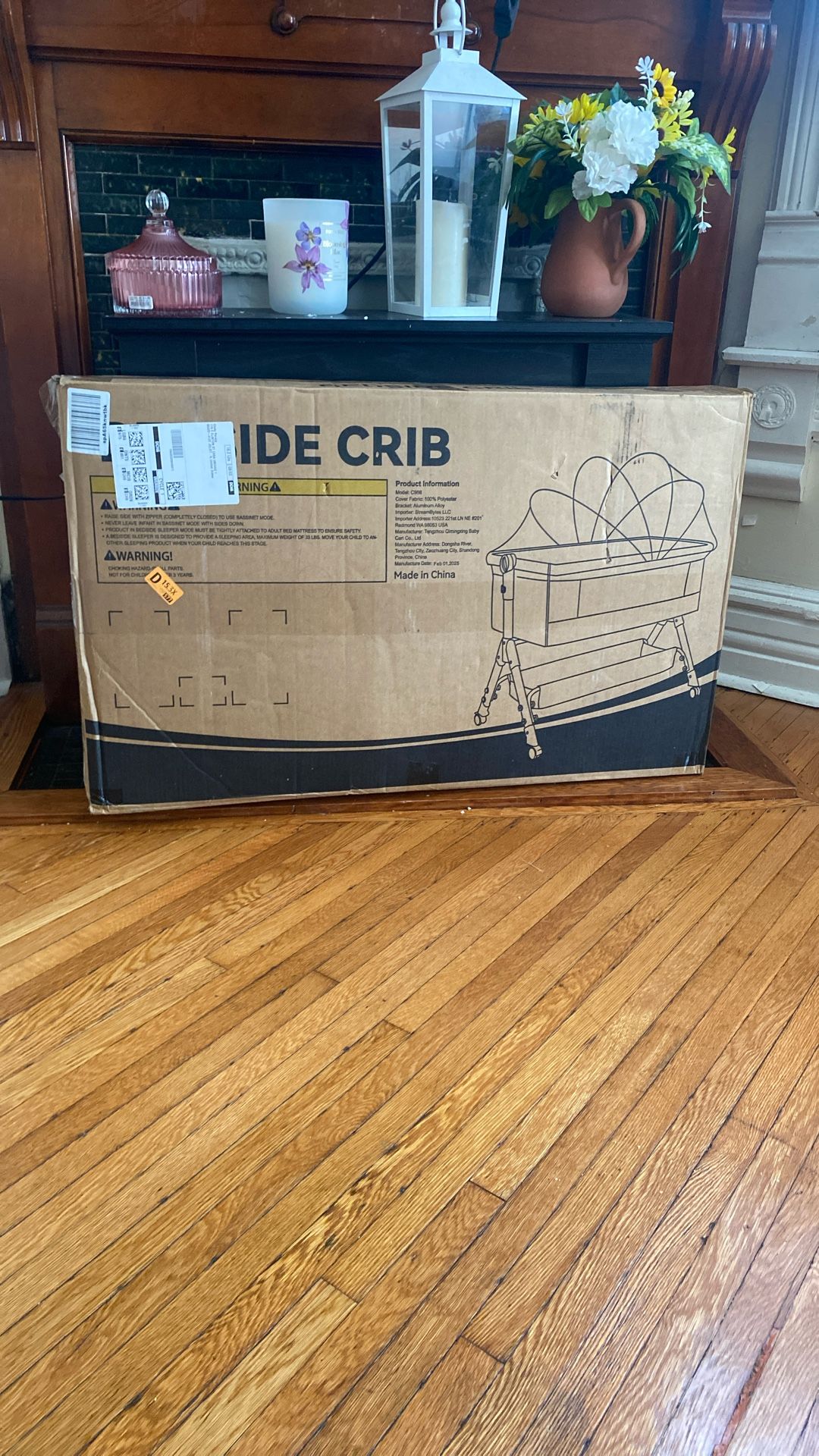 Moses basket for babies at night