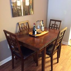 Dining Table And Chairs Brown / Kitchen/ Dining Room Set 🍽 In Stock ✅ Fast Delivery 🚚 