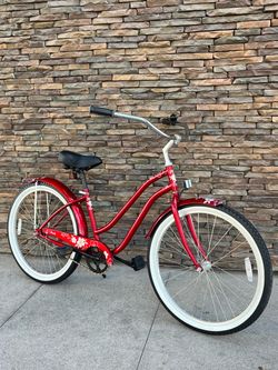 Phat Cycles “ Sachi” 26 inch Beach Cruiser Cherry Red