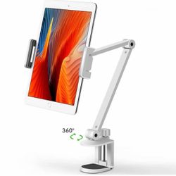 Tablet & Phone Stand Holder with 360° Adjustable 27in Long Arm