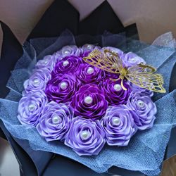 $25 Rosas Eternas Hechas A Mano Perfecta Para Regalar