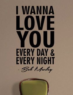 PRE MADE Wall Decal Home Decor Bob Marley Music
