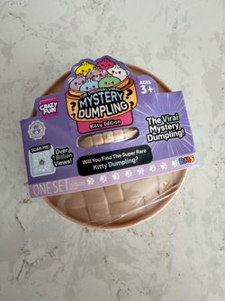 Mystery Dumpling Kitty Edition Squishy Toy – New Sealed