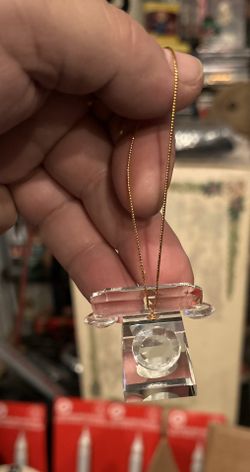 CRYSTAL CLEAR CHRISTMAS ORNAMENT 