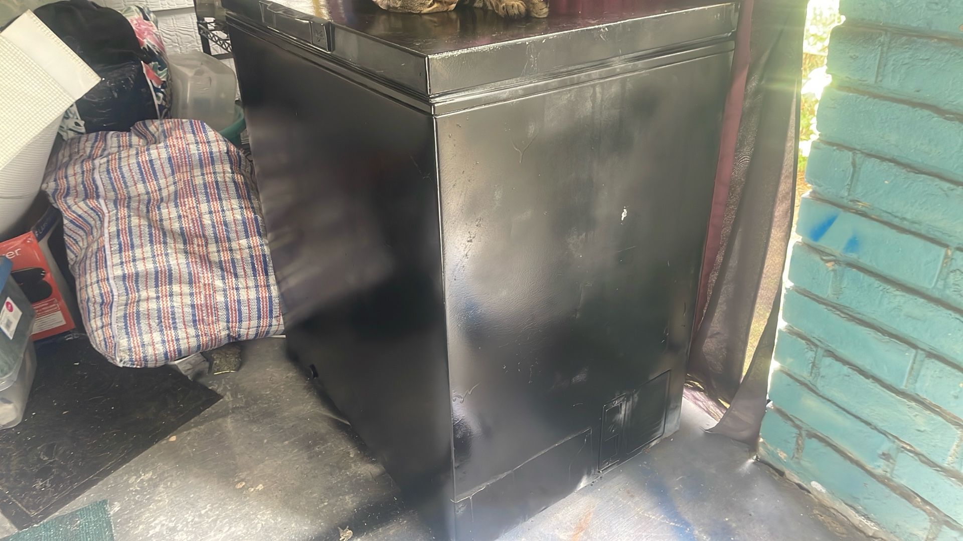 Black Whirlpool Deep Freezer