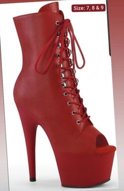 Stilettos By Pleaser Sexy Than Ever Heels🔥    Size: 5-10  Heel: 7"