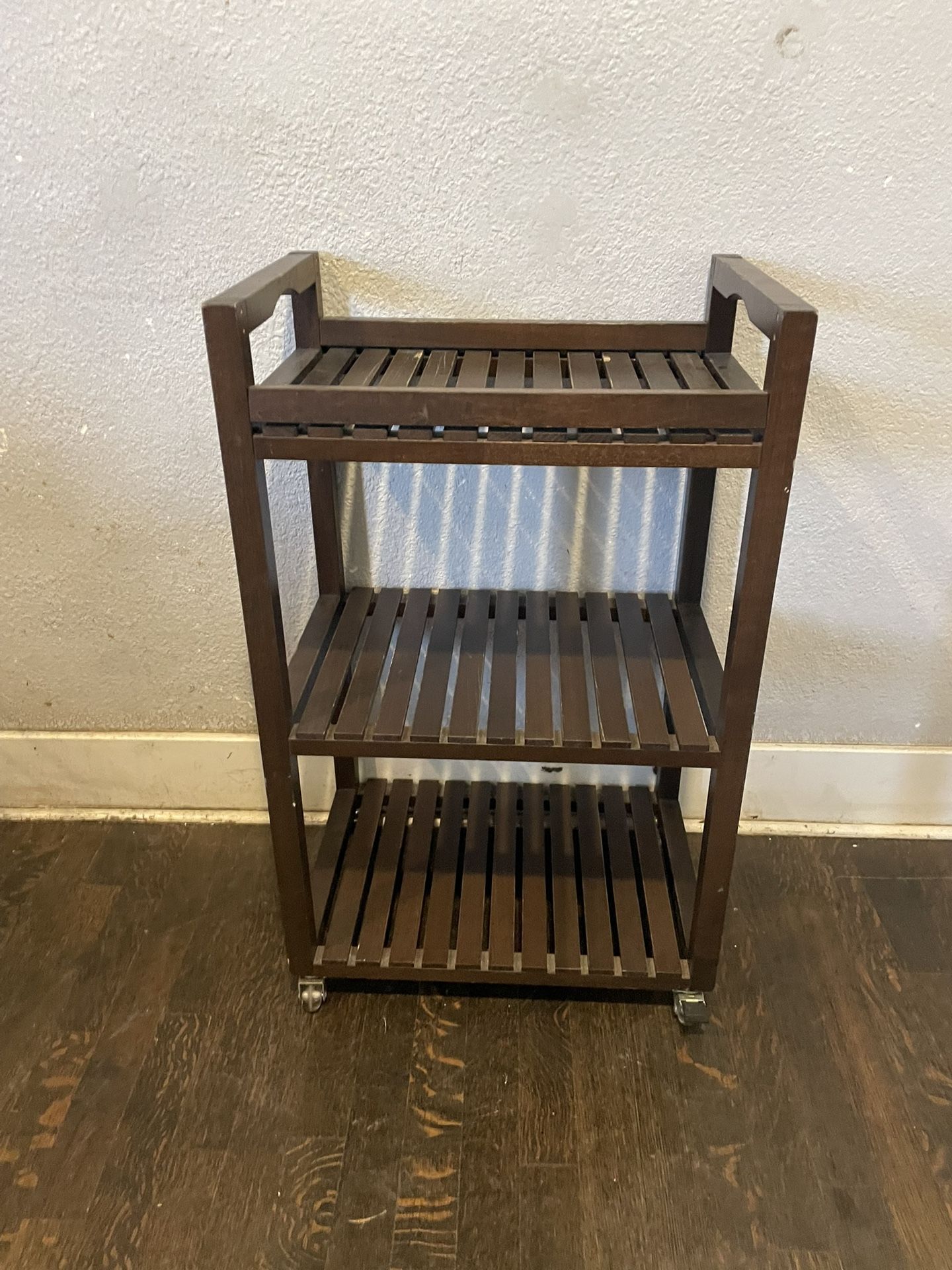Wooden Cart, 3-Tier Cart